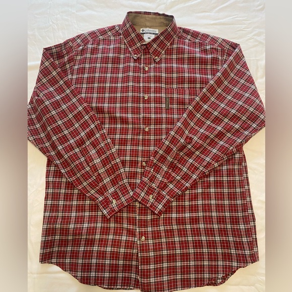 Men’s long sleeve Columbia button down shirt size L - Picture 6 of 12